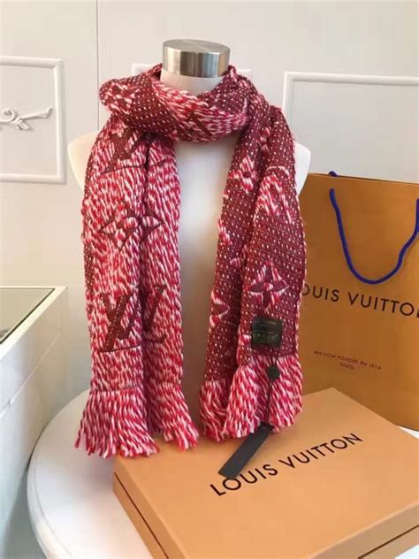 louis vuitton scarf replica mens|genuine louis vuitton scarf.